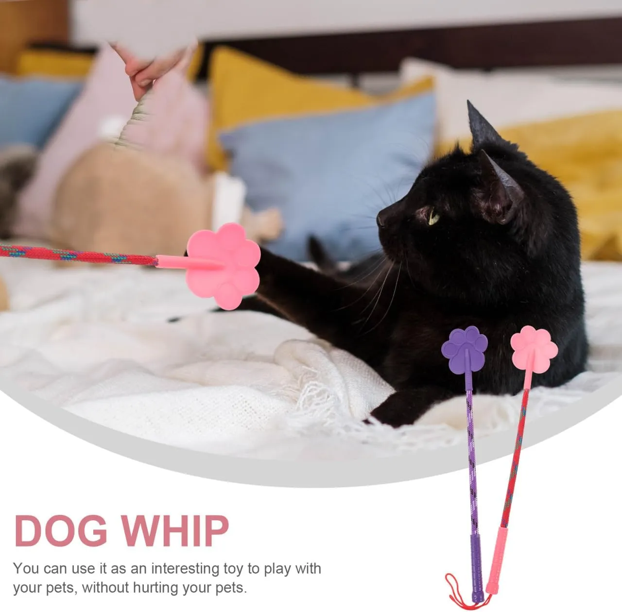 2pcs Dog Training Tool Supplies Small Dog Toys Lure Stick for Dogs Targeting Stick Cat Training Clicker Toy Tools Pet Training Stick Dog Stuff Puppy Dog Trainer