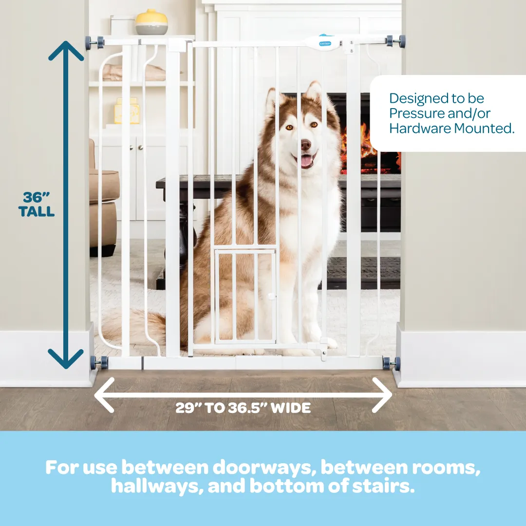 36” Extra Tall Walk-Thru Pet Gate