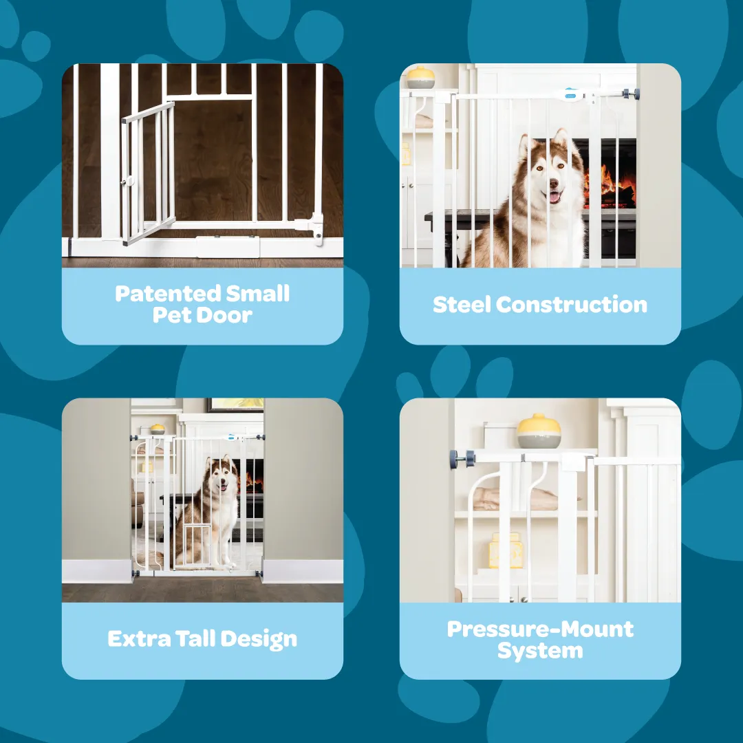 36” Extra Tall Walk-Thru Pet Gate