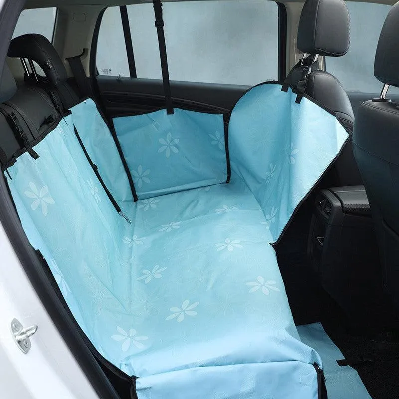 All-in-One Dog Car Comfort: Luxury Waterproof Seat Cover