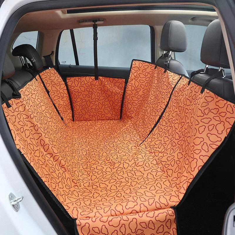 All-in-One Dog Car Comfort: Luxury Waterproof Seat Cover