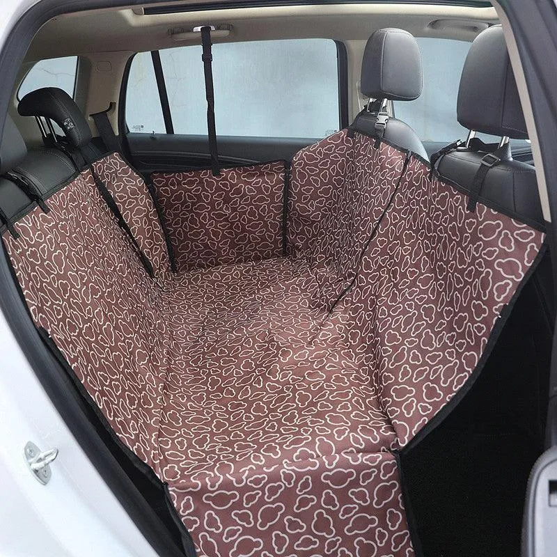 All-in-One Dog Car Comfort: Luxury Waterproof Seat Cover