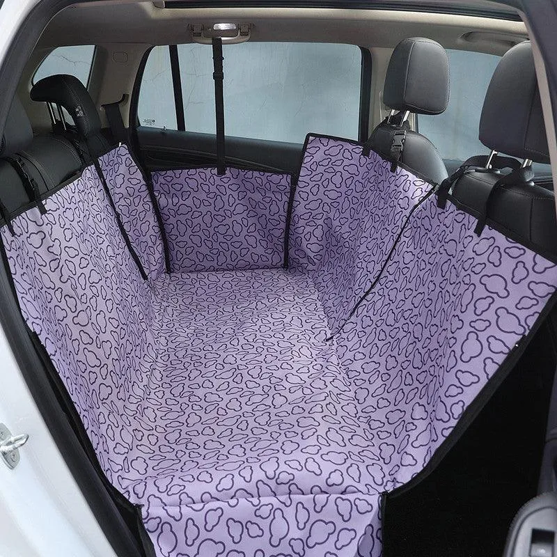 All-in-One Dog Car Comfort: Luxury Waterproof Seat Cover