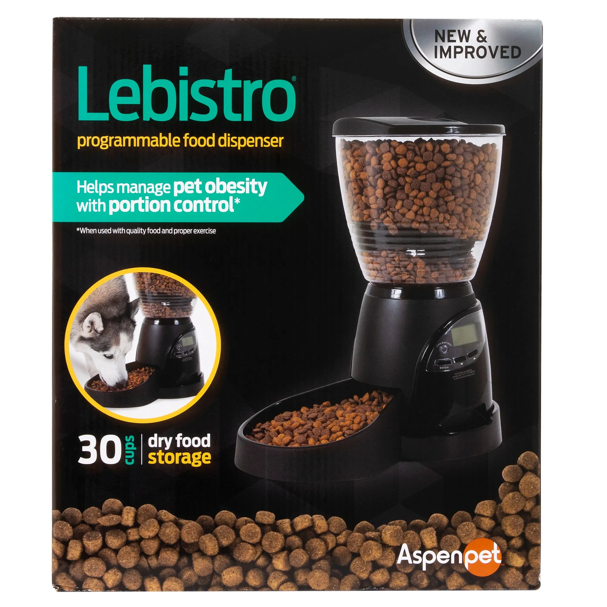 Aspen Pet Lebistro Programmable Food Dispenser