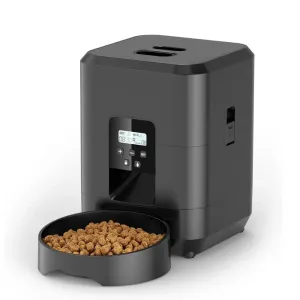 Automatic cat feeder 2L Cat Timing Feeder Tuya APP Smart Cat Feeder Pet Dog Food Automatic Dispenser Suitable for Small Cats and Dogs Remote Feeding