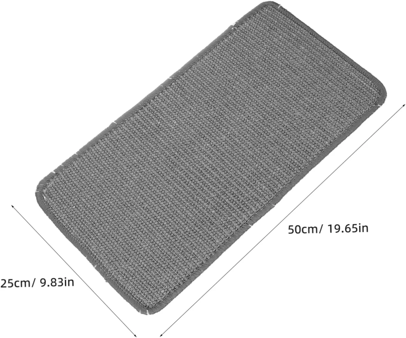 BESPORTBLE Wall Mounted Sisal Cat Scratcher Mat Vertical Indoor Cat Scratching Pad for Sofa Protection Durable Non Shedding Design Space Saving Furniture Protector for Pet Owners