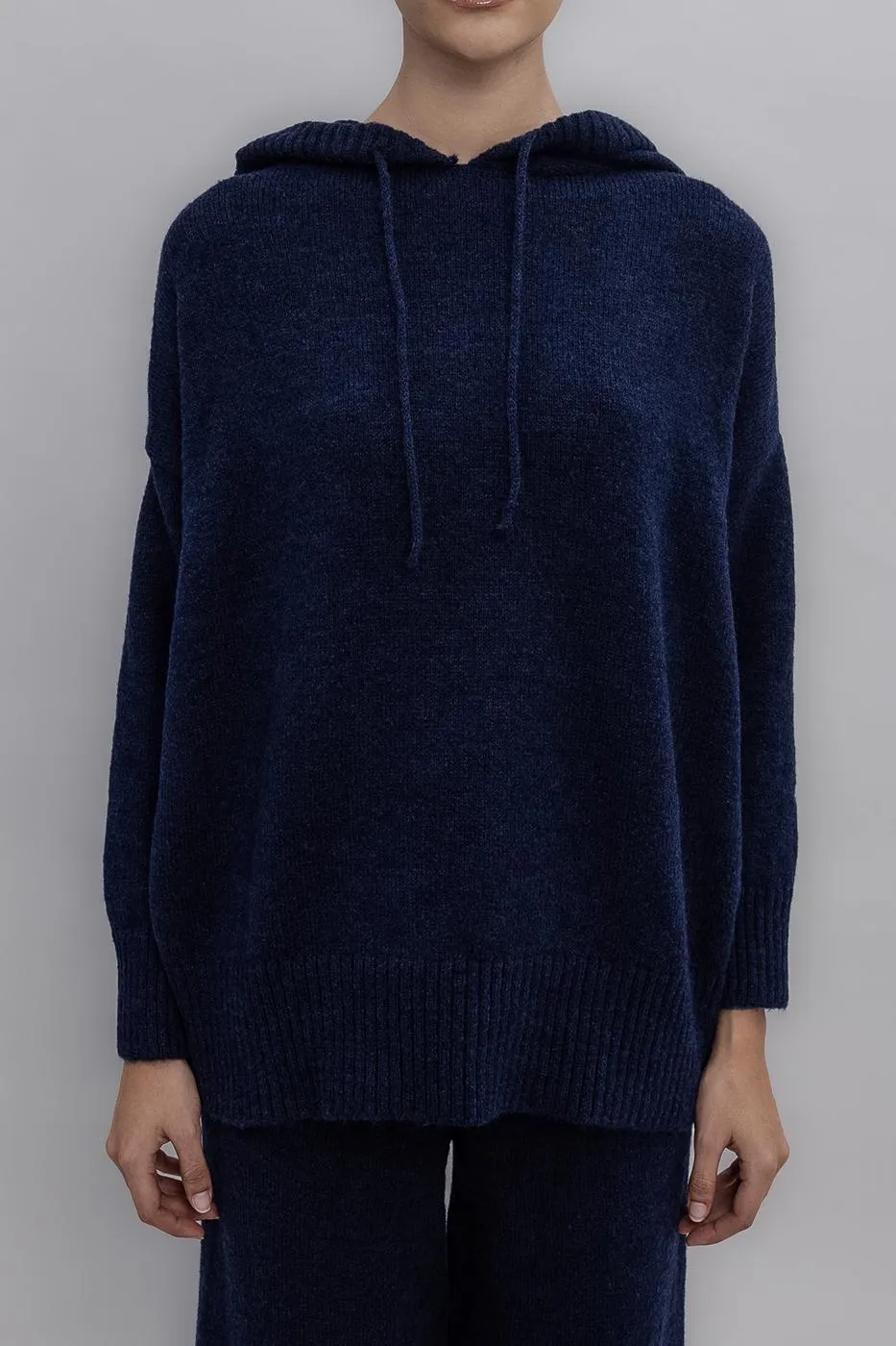 BSL Women Hooded Long Knit Pullover - Texarkana