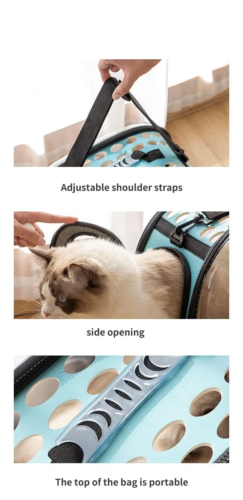 Cat Space Capsule Transparent Carrier Backpack