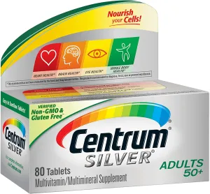 Centrum SIlver Adults 50 , 80 Tablets
