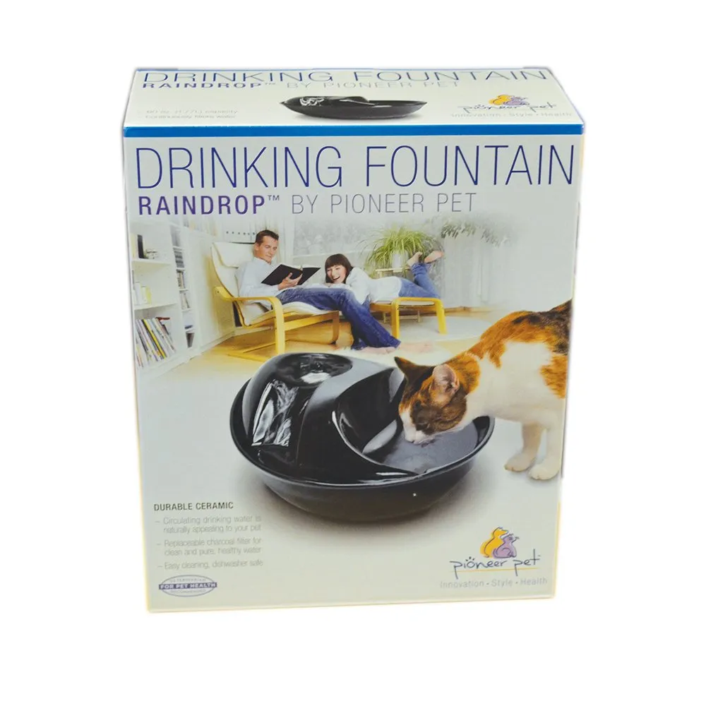 Ceramic Pet Fountain- Raindrop Style
