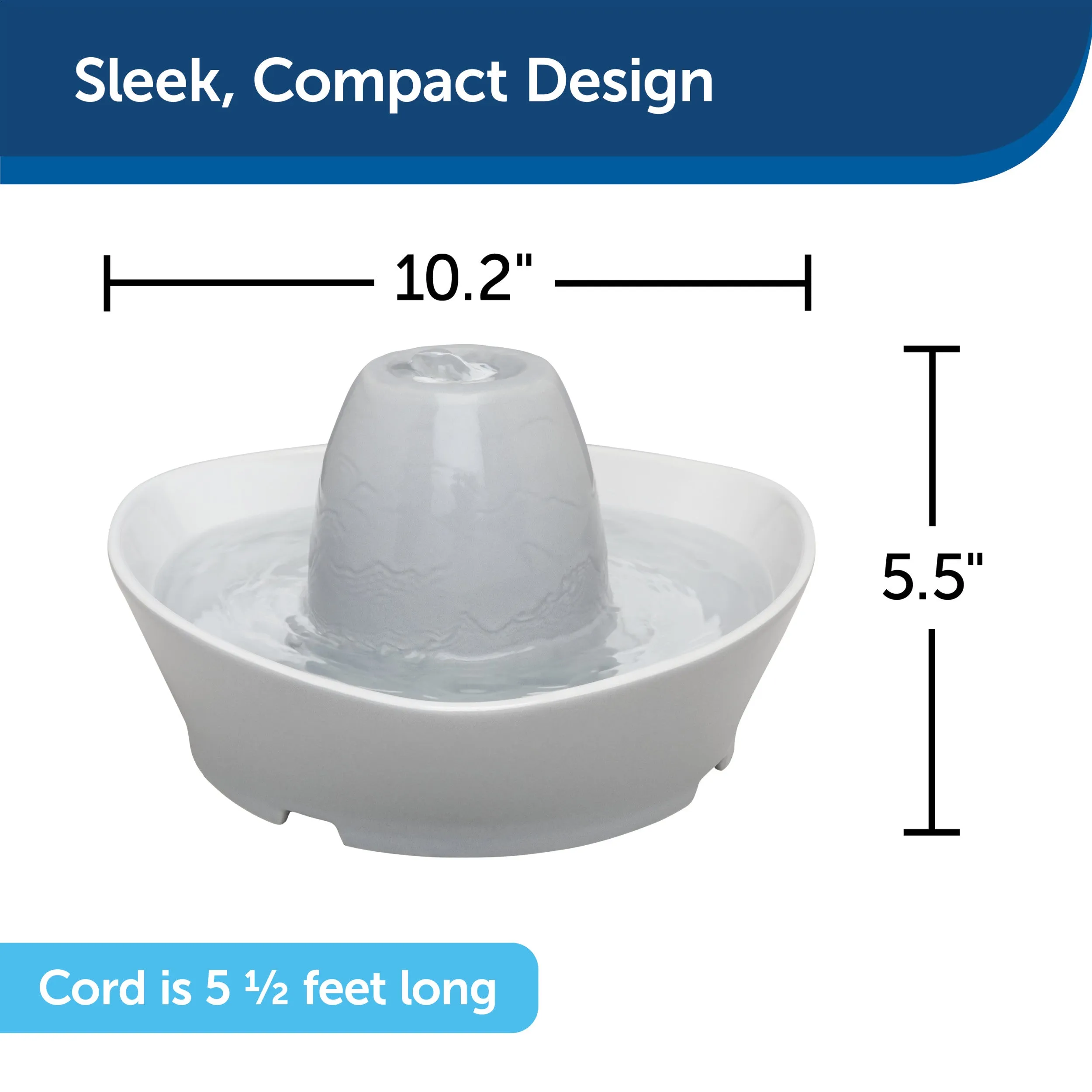 Creekside Ceramic Pet Fountain
