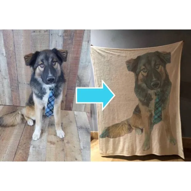 Custom Pet Fleece Blanket