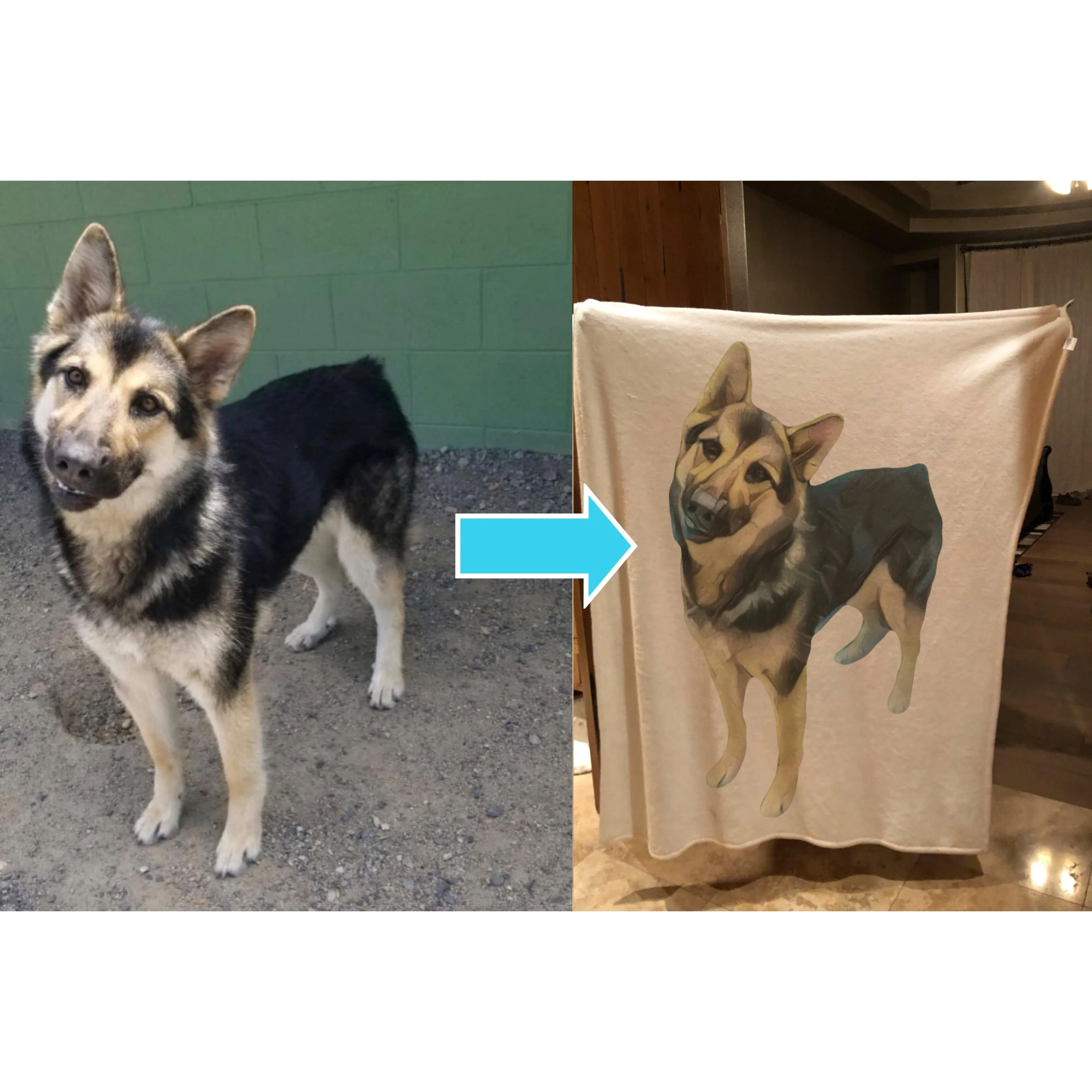 Custom Pet Fleece Blanket