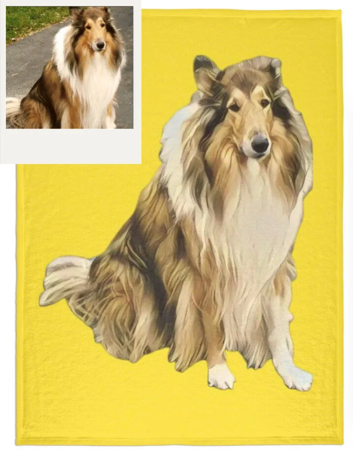 Custom Pet Fleece Blanket