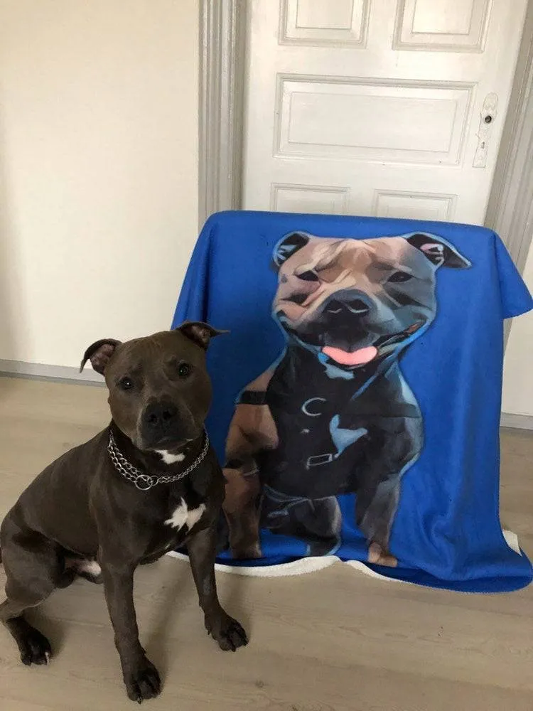 Custom Pet Fleece Blanket