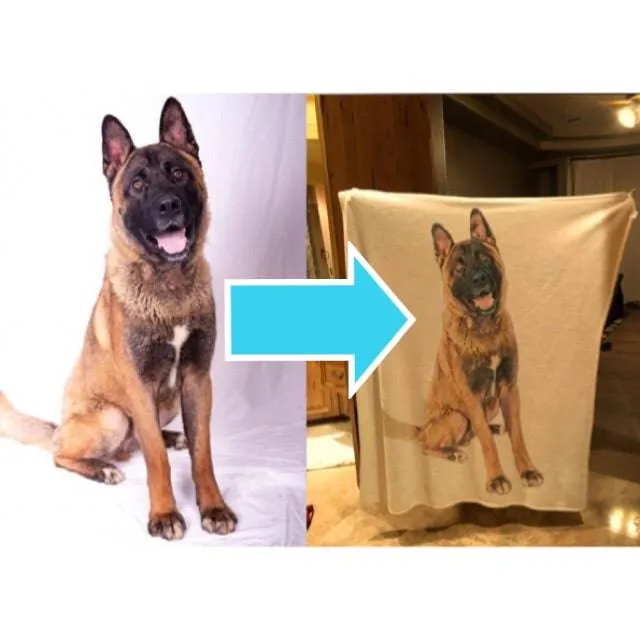 Custom Pet Fleece Blanket