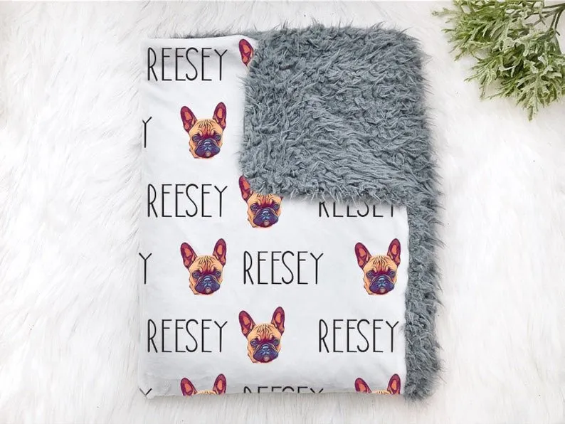 Custom Pet Photo Blanket