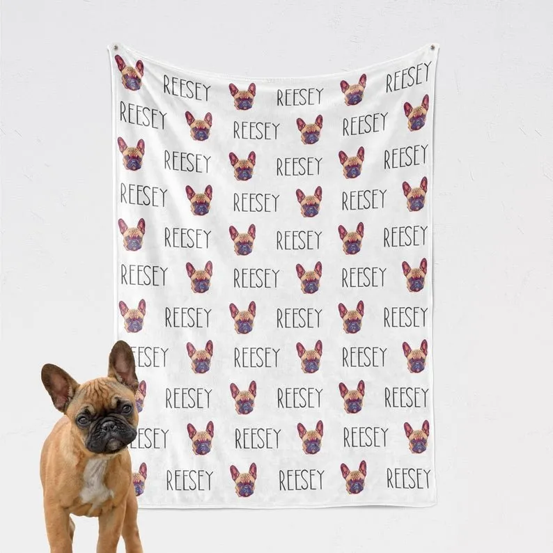 Custom Pet Photo Blanket