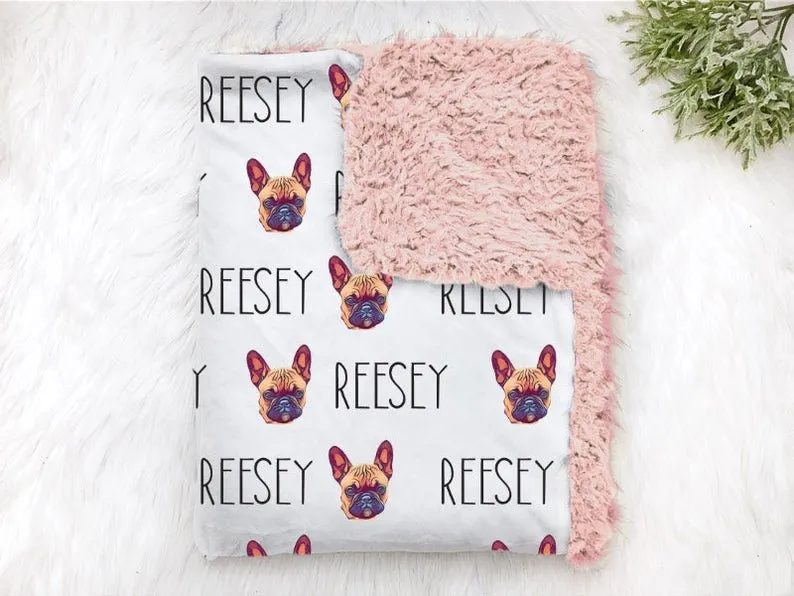 Custom Pet Photo Blanket