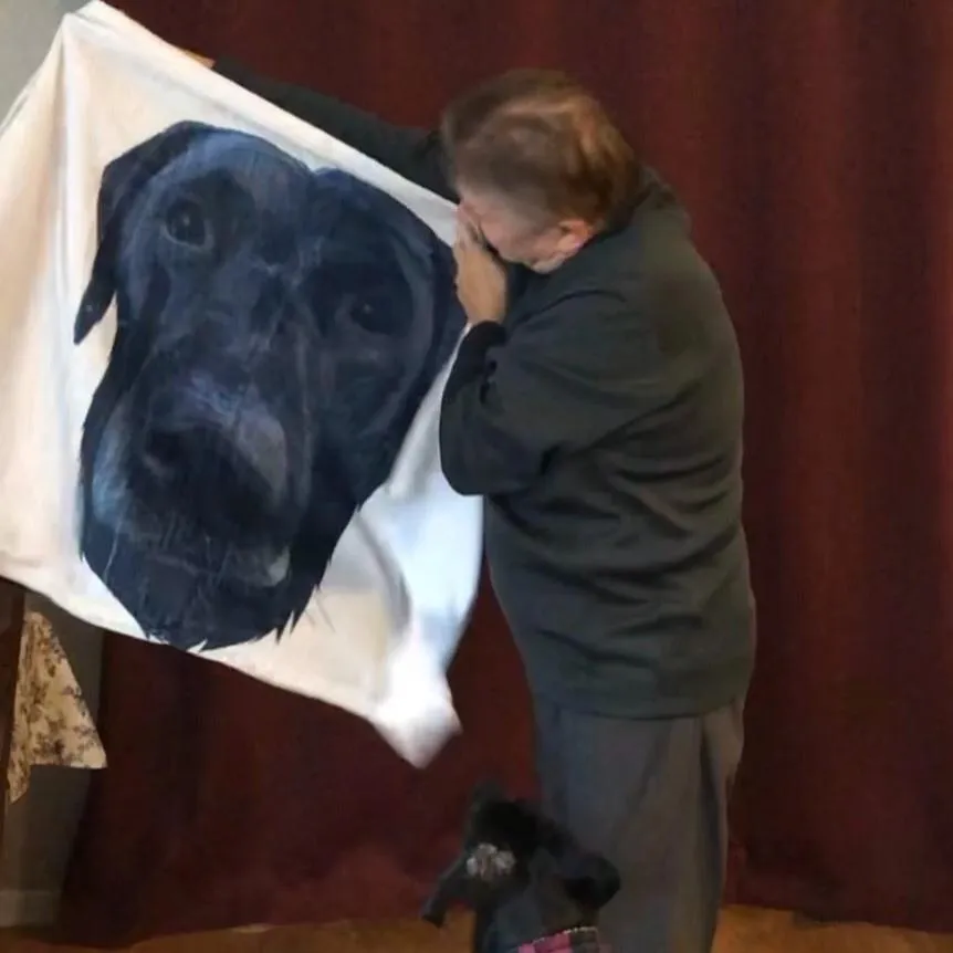 Custom Pet Print Fleece Blanket With Dogs [Best Seller]
