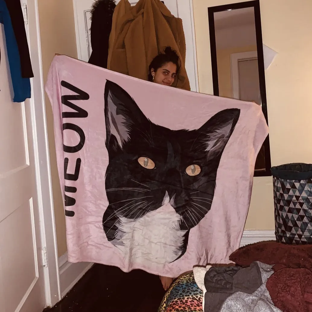 Custom Pet Print Fleece Blanket With Dogs [Best Seller]