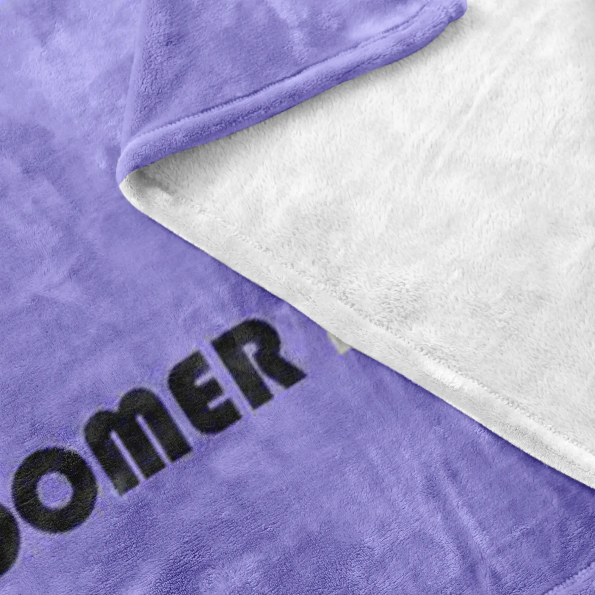Custom Pet Print Fleece Blanket With Text