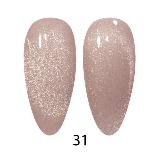 DND DC Creamy Nude 9D Cat Eye - 31 Fossil Ice