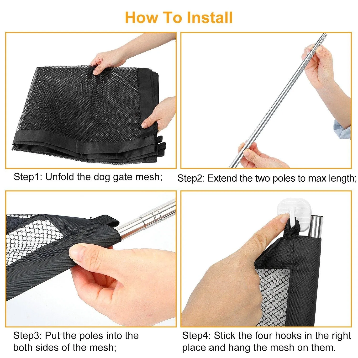 Dog Gate Pet Baby Safety Guard