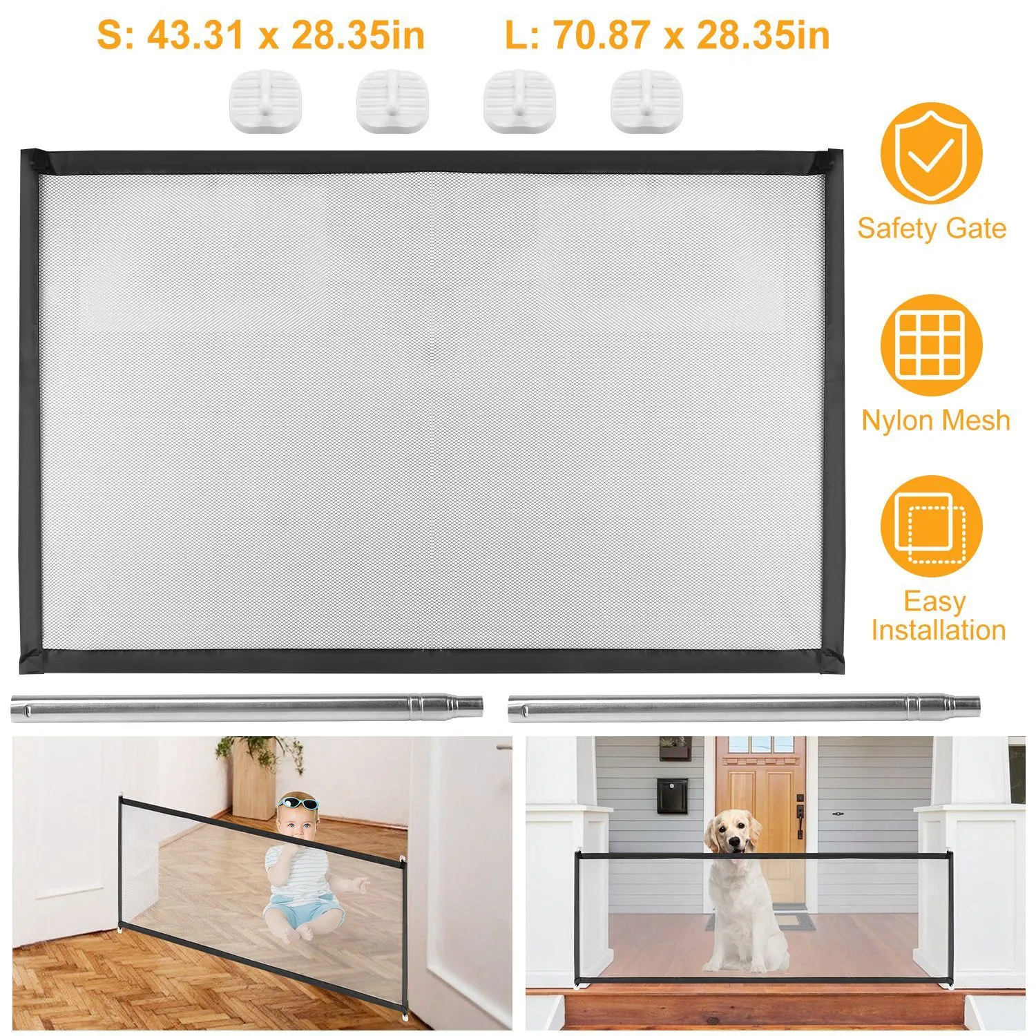 Dog Gate Pet Baby Safety Guard