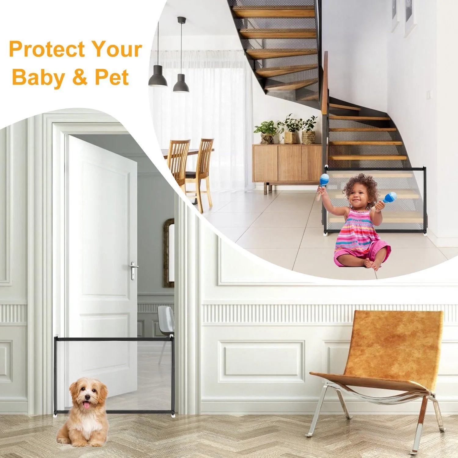 Dog Gate Pet Baby Safety Guard