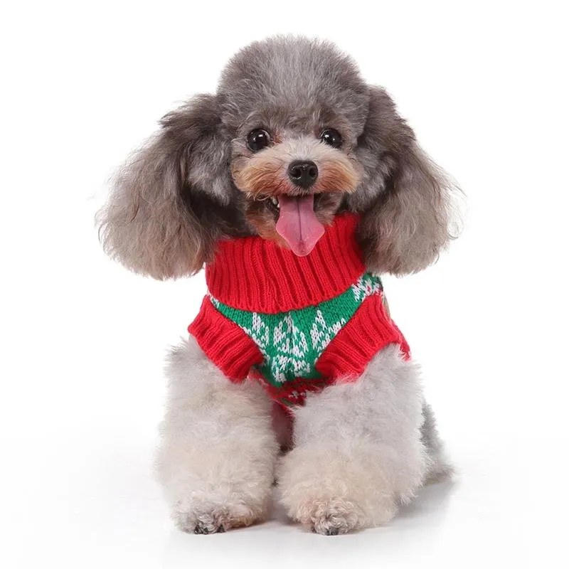 Dog Knitted Christmas Sweater