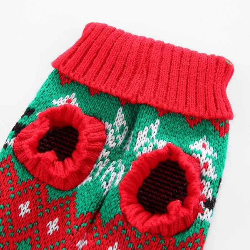 Dog Knitted Christmas Sweater