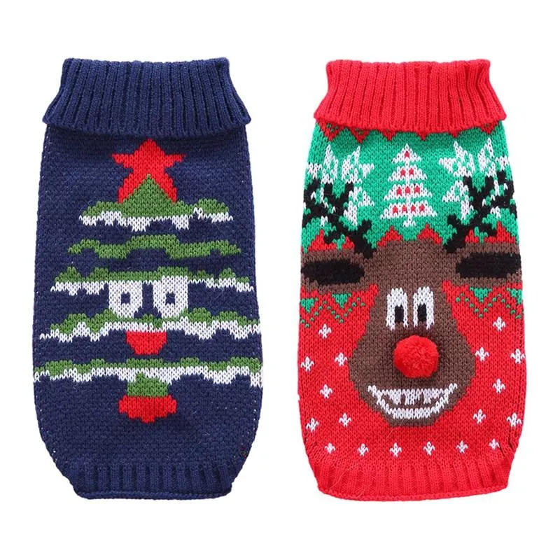 Dog Knitted Christmas Sweater