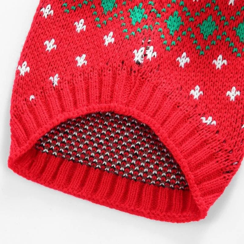 Dog Knitted Christmas Sweater