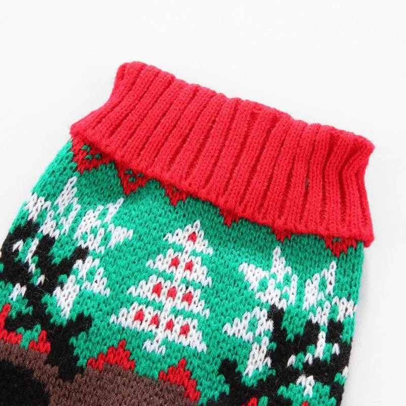 Dog Knitted Christmas Sweater
