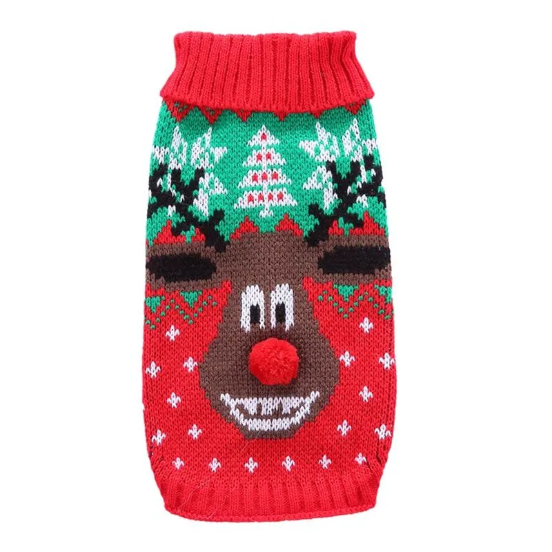 Dog Knitted Christmas Sweater