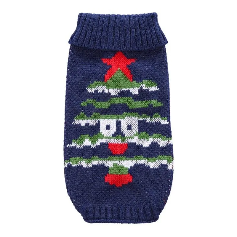 Dog Knitted Christmas Sweater