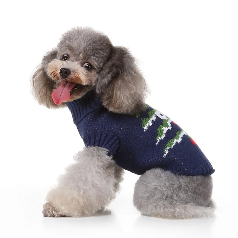 Dog Knitted Christmas Sweater