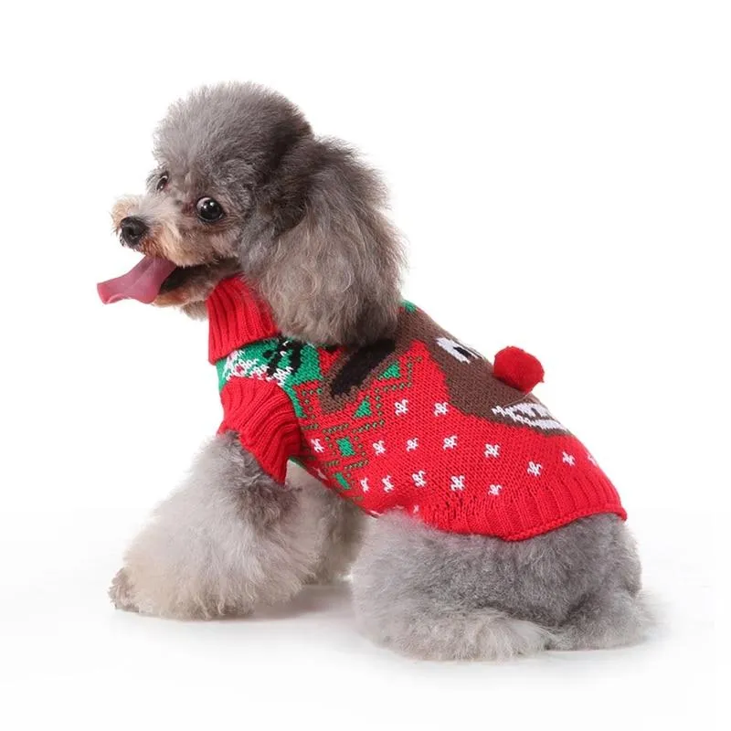 Dog Knitted Christmas Sweater