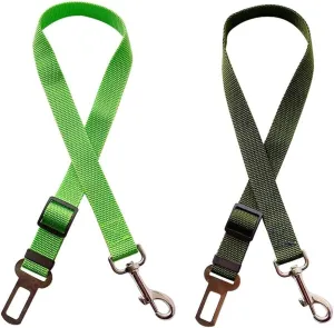 Dog Seat Belt for Car 2 Pcs Vehicle Car Pet Dog Seat Belt Puppy Car Seatbelt Harness Lead Clip Pet Dog Supplies Safety Traction Products