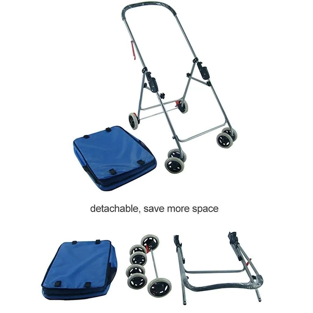 Double Dog Stroller Dog Stroller Pet Buggy Disabled Dog Pushchair 2 Front Swivel Wheels & Rear Brake 360 Rotation Front Wheel Max Loading 20kg