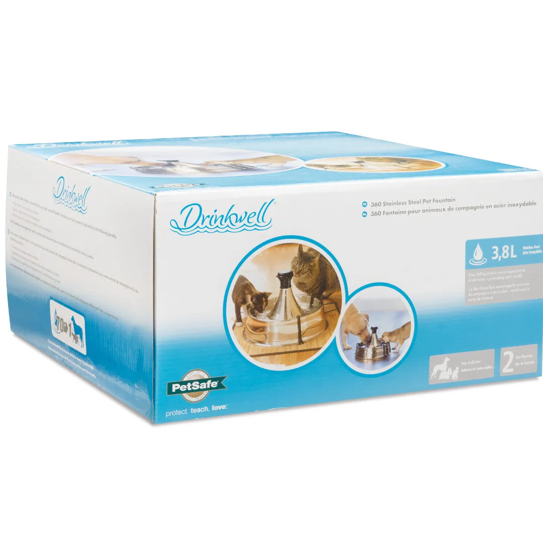 Drinkwell® 360 Stainless Steel Pet Fountain