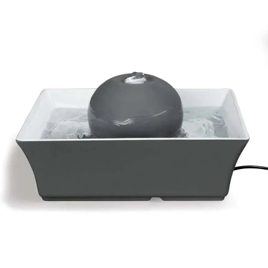 Drinkwell Seascape Pet Fountain 70oz Grey
