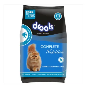 Drools Ocean Fish Kitten Cat Food, 1.2 kg (20% Extra Free Inside* Limited Stock)