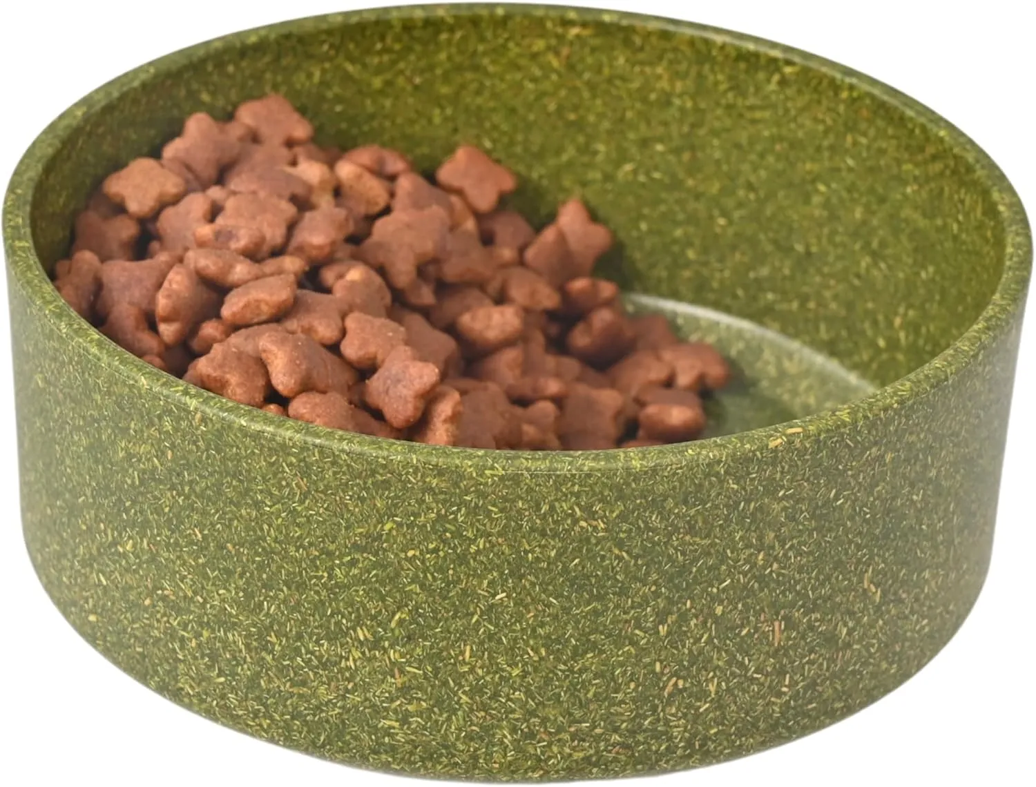 Eha Earth-Friendly Dog Food Bowl for Dogs and Pets | Dog Bowl Large | 1200 ml | Pet Bowl Made with Rice Husk and Bamboo Fibers | Dog Feeding Bowl | Anti-Skid | 1 Unit | YellowGreen