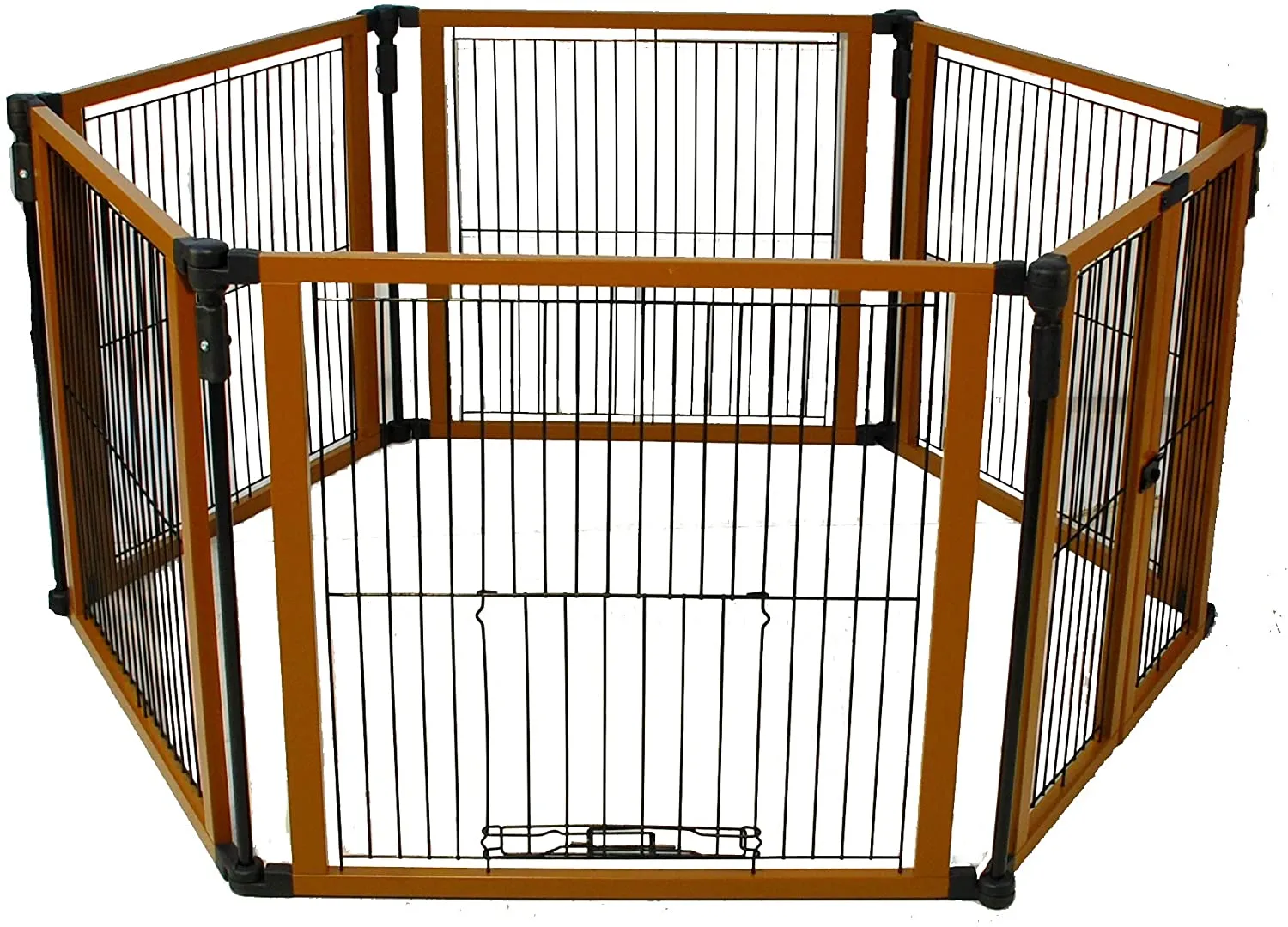 Foldable Dog Gate, Pen, and Play Yard - The Perfect Pet Gate - Cardinal