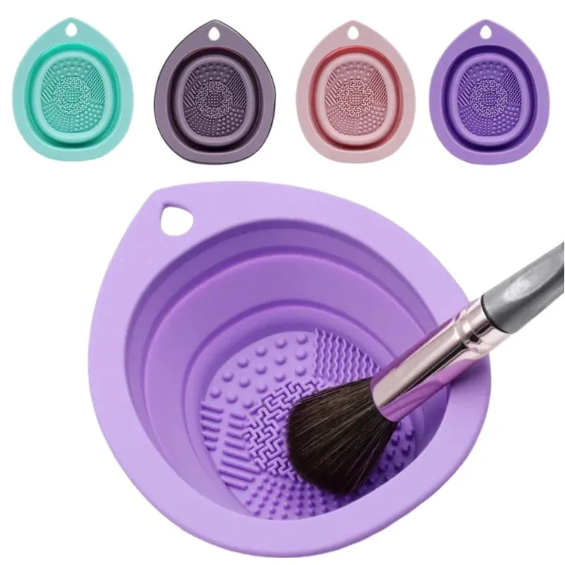 Foldable Silicone Makeup Brush Cleaner