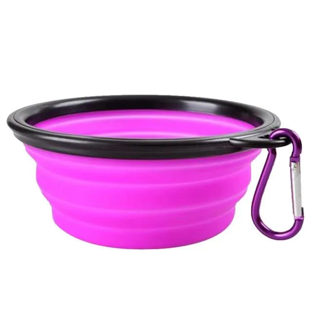 Foldable Travel Doggie Bowl