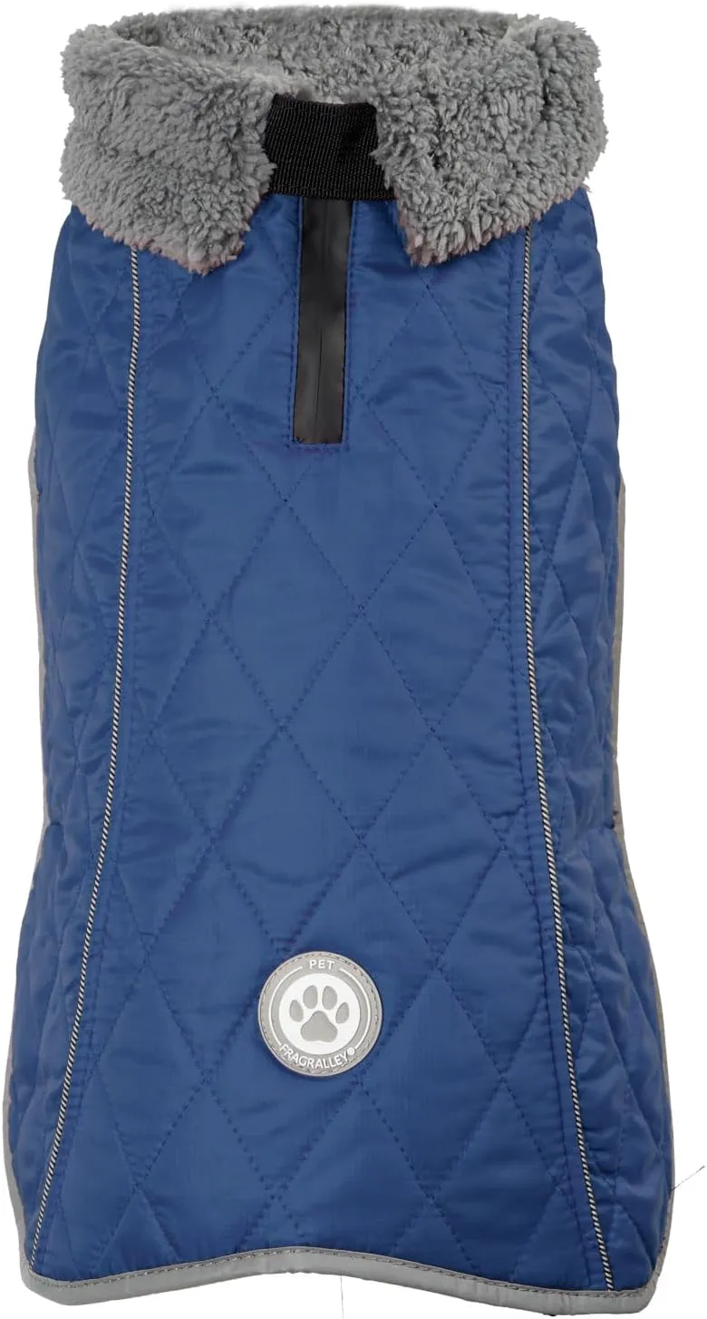 Fragralley Dog Coat, Waterproof Windproof Dog Winter Coat, Reflective Dog Cold Weather Coats with Harness Hole, Dog Warm Fleece Jacket Vest for Small Medium Large Puppy Clothes, Ideal Dog Gifts