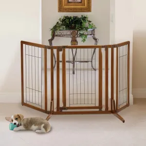 Freestanding Pet Gate with Door - Premium Plus - Richell